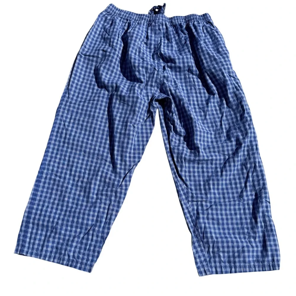 Polo Ralph Lauren Sleepwear Men's Plaid Cotton Pajama Pants Pony Large 30x24